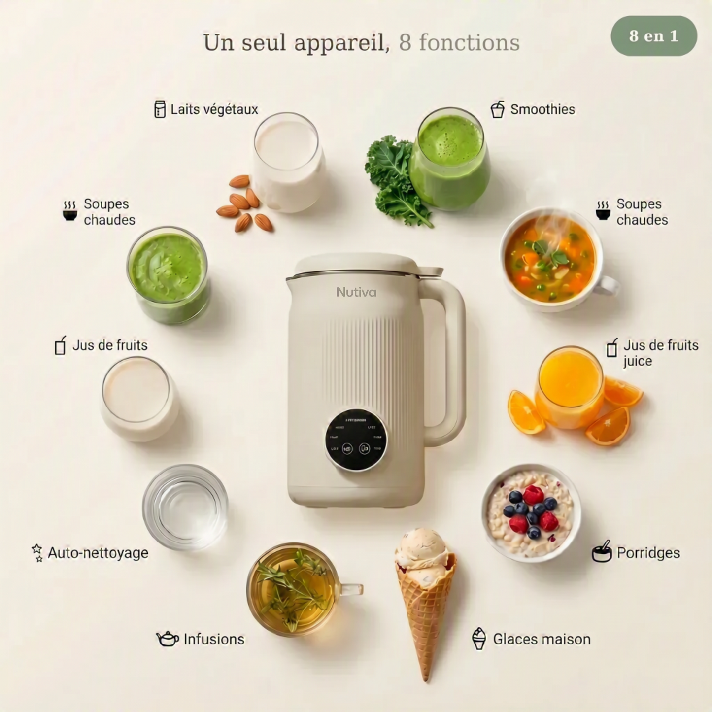Nutiva – Le Mix 8 en 1